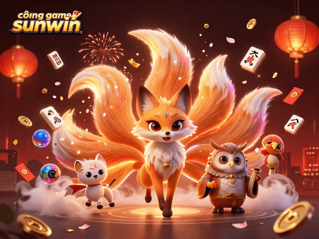 Experience the excitement of cổng game sunwin with colorful characters and vibrant gaming elements.