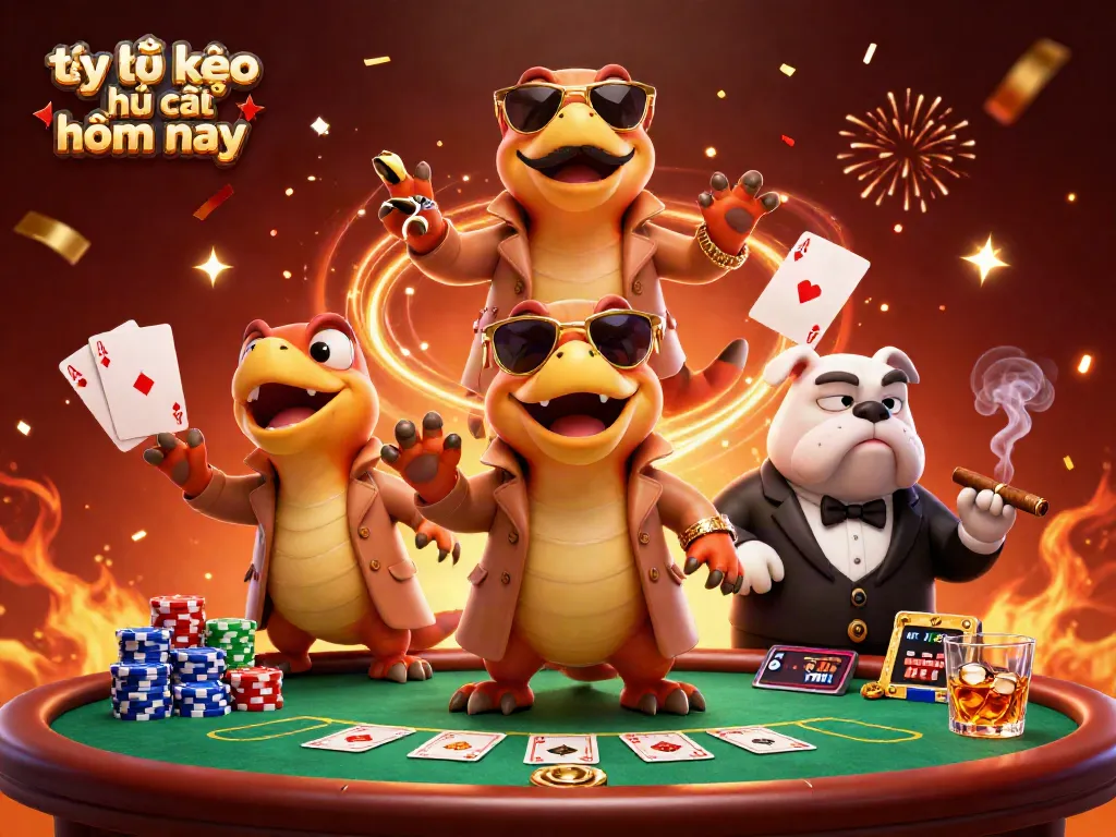 Catch the latest tỷ lệ kèo nhà cái hôm nay at the lively VIP casino lounge, where raptors play poker.