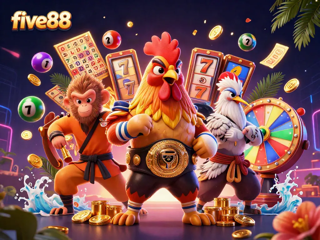 Experience the excitement of five88 casino with thrilling characters and dynamic game elements.
