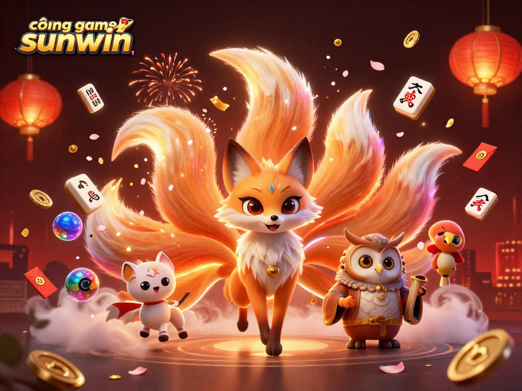 Experience the excitement of cổng game sunwin with colorful characters and vibrant gaming elements.