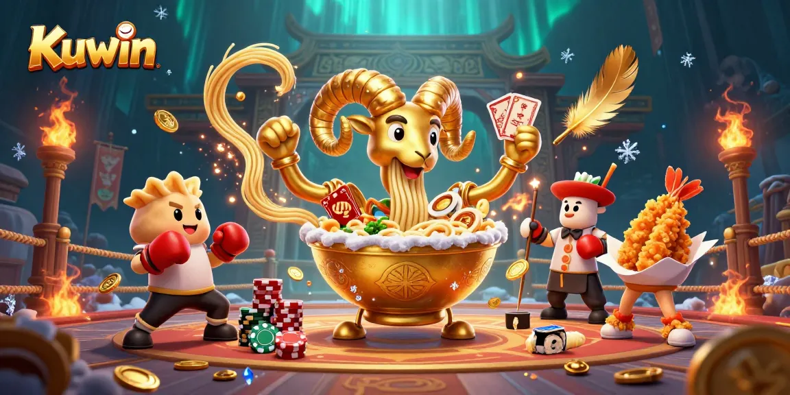 Kuwin brings vibrant online gaming to life with dynamic casino characters in action.