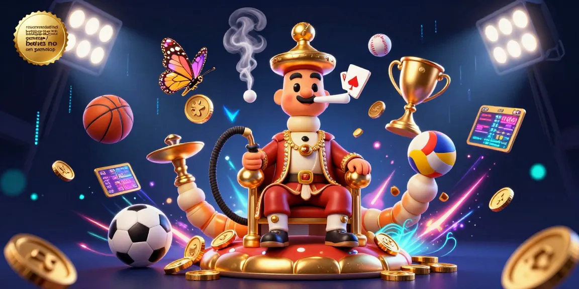Betting on the recommended best betting sites not on gamstop with a vibrant 3D scene of fun gaming elements.
