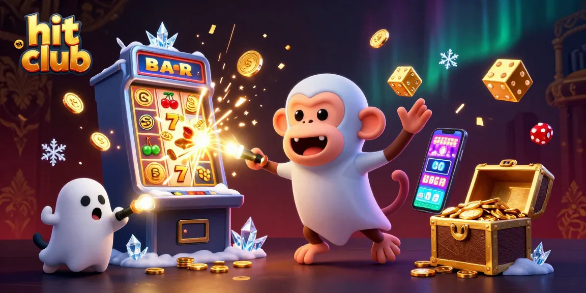 Experience the thrill of the hit club with dynamic gambling elements and exciting visuals in this 3D illustration.